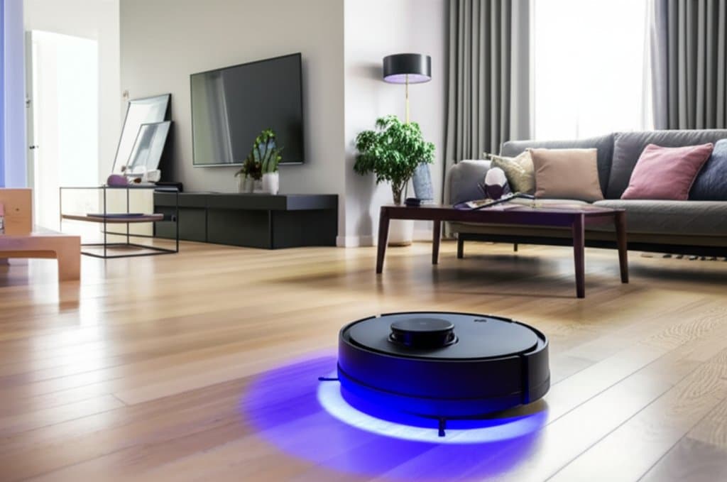 Featured image for UV-C Robots Sanitize Homes Overnight Without Chemicals