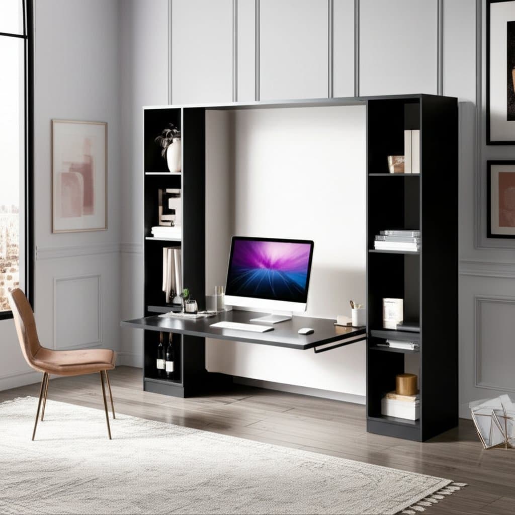 Featured image for Murphy Bed Desks Transform Studios Into Day-Night Spaces