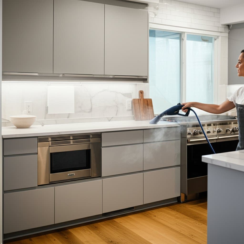 Featured image for Steam Cleaning Replaces Kitchen Chemicals Completely
