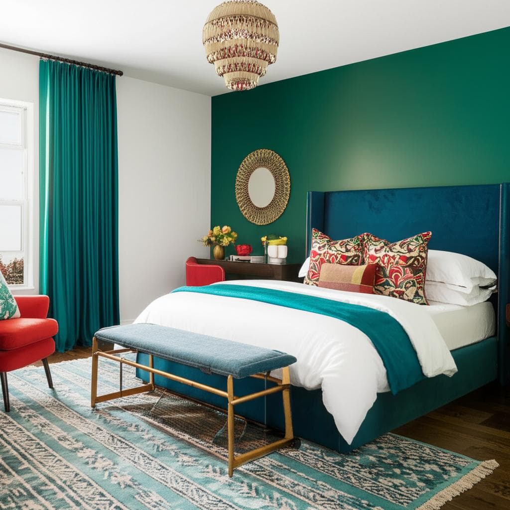 Featured image for Why Bold Colors Actually Boost Your Bedroom Mood