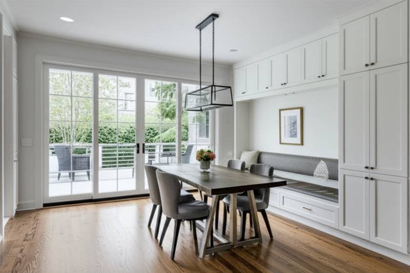Featured image for Hidden Storage Transforms Dining Room Chaos to Calm