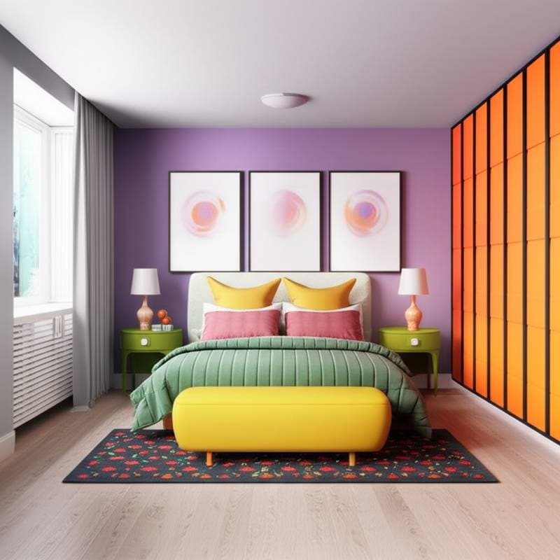 Featured image for Why Bright Colors Elevate Bedroom Mood and Energy