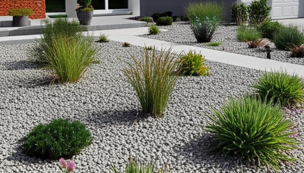 Featured image for Gravel Gardens Cut Water Use While Ending Lawn Care