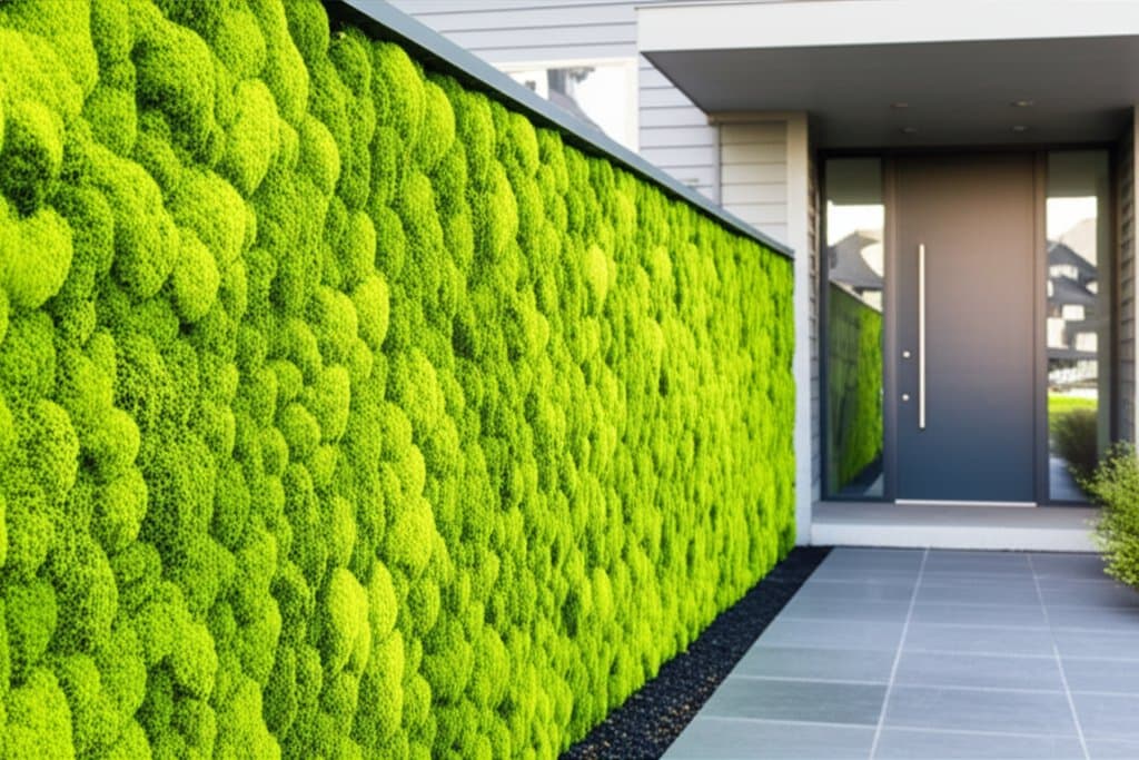 Featured image for Moss Walls Bring Calm to Shaded Front Yards
