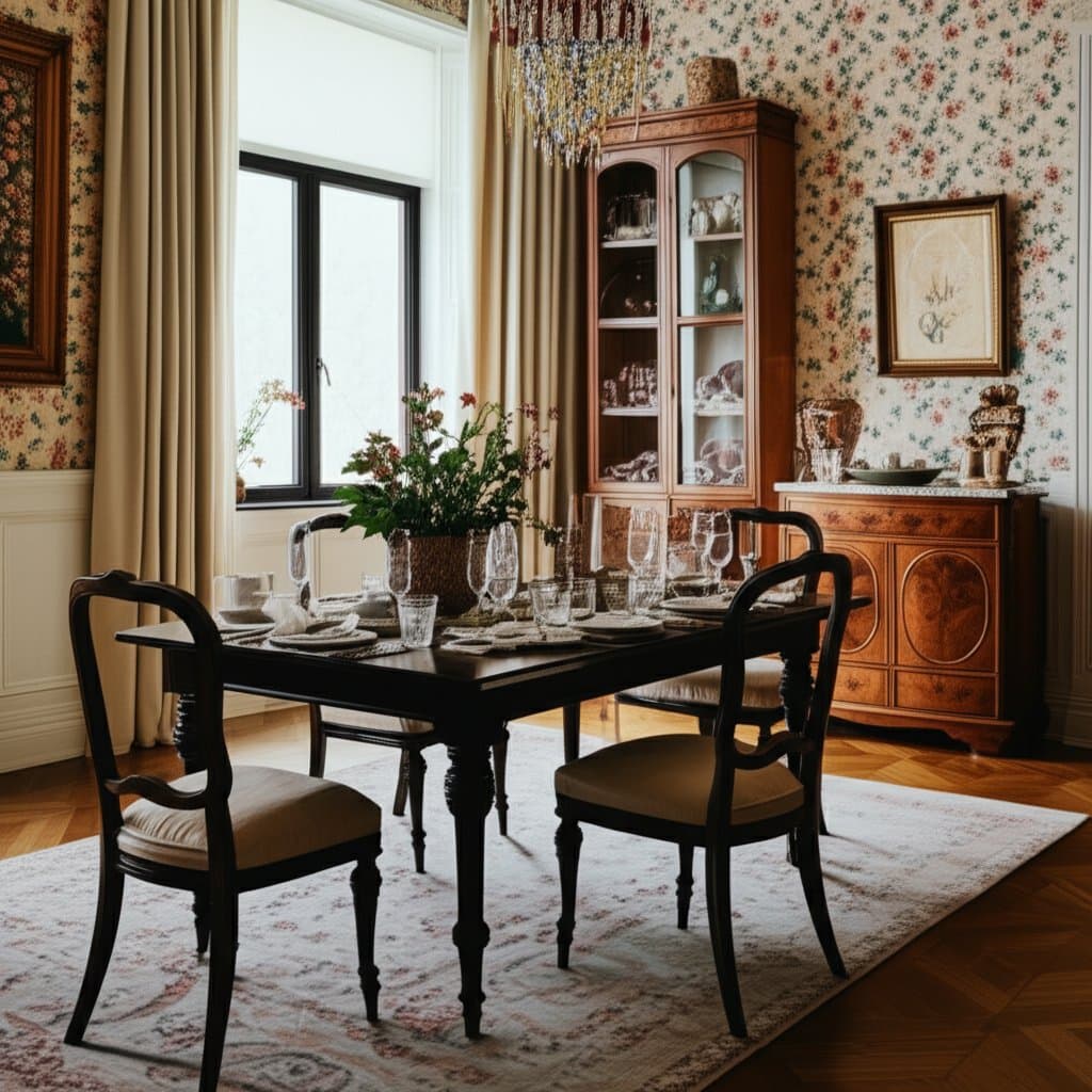 Image for Grandmillennial Style Brings Warmth Back to Dining Rooms