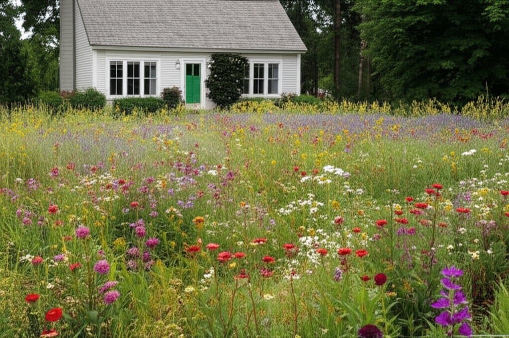 Image for Wildflower Meadows Replace Lawns in Cottage-Core Shift