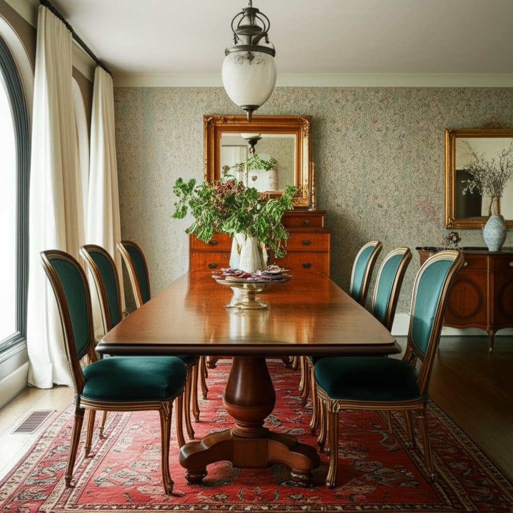 Featured image for Why Vintage Dining Rooms Are Replacing Minimalism