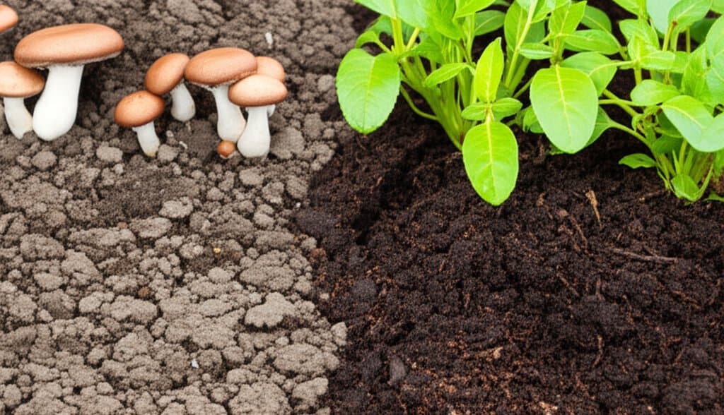 Featured image for Why Mushroom Compost Transforms Tired Garden Soil