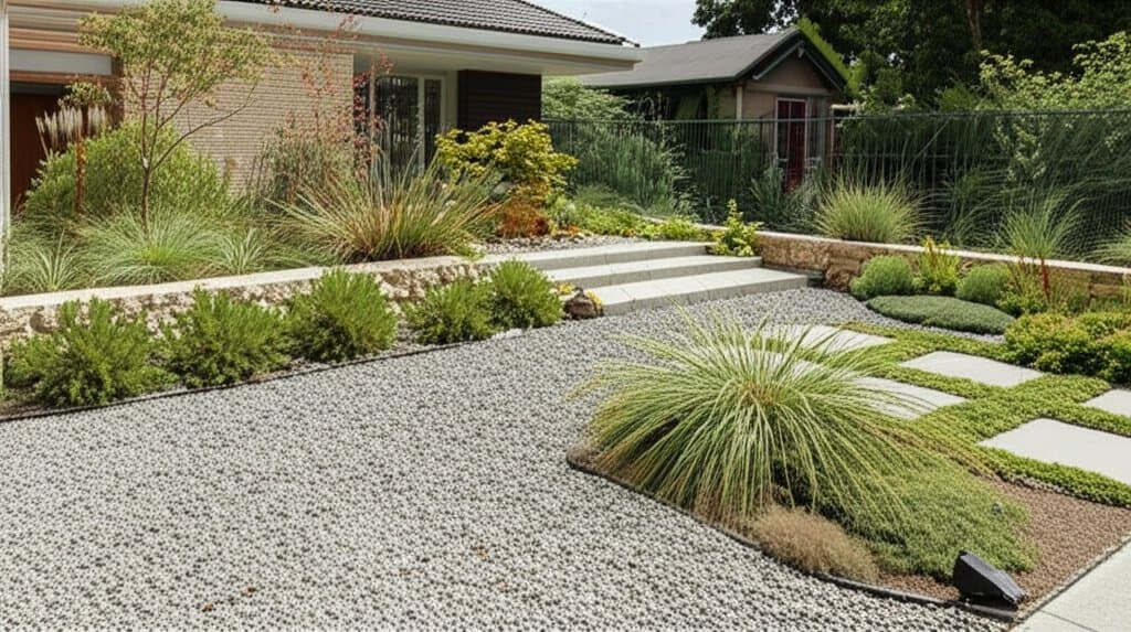 Image for Gravel Gardens Cut Lawn Work by 90 Percent