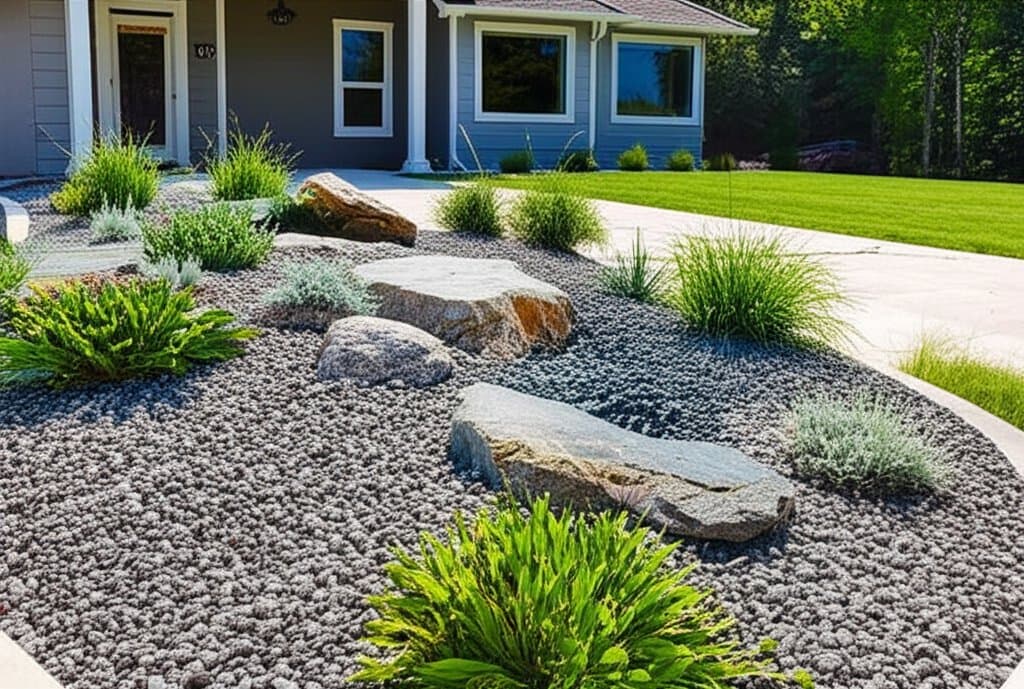 Image for Replace Your Lawn With a Gravel Garden in 2-3 Days