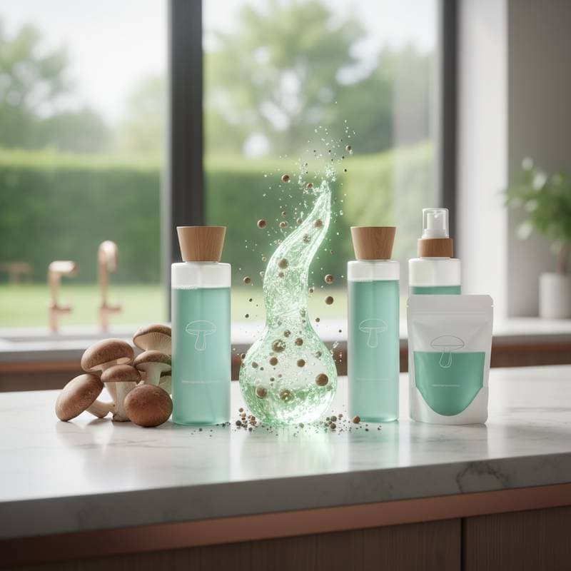 Image for Mushroom Enzymes Break Down Grime Without Chemicals