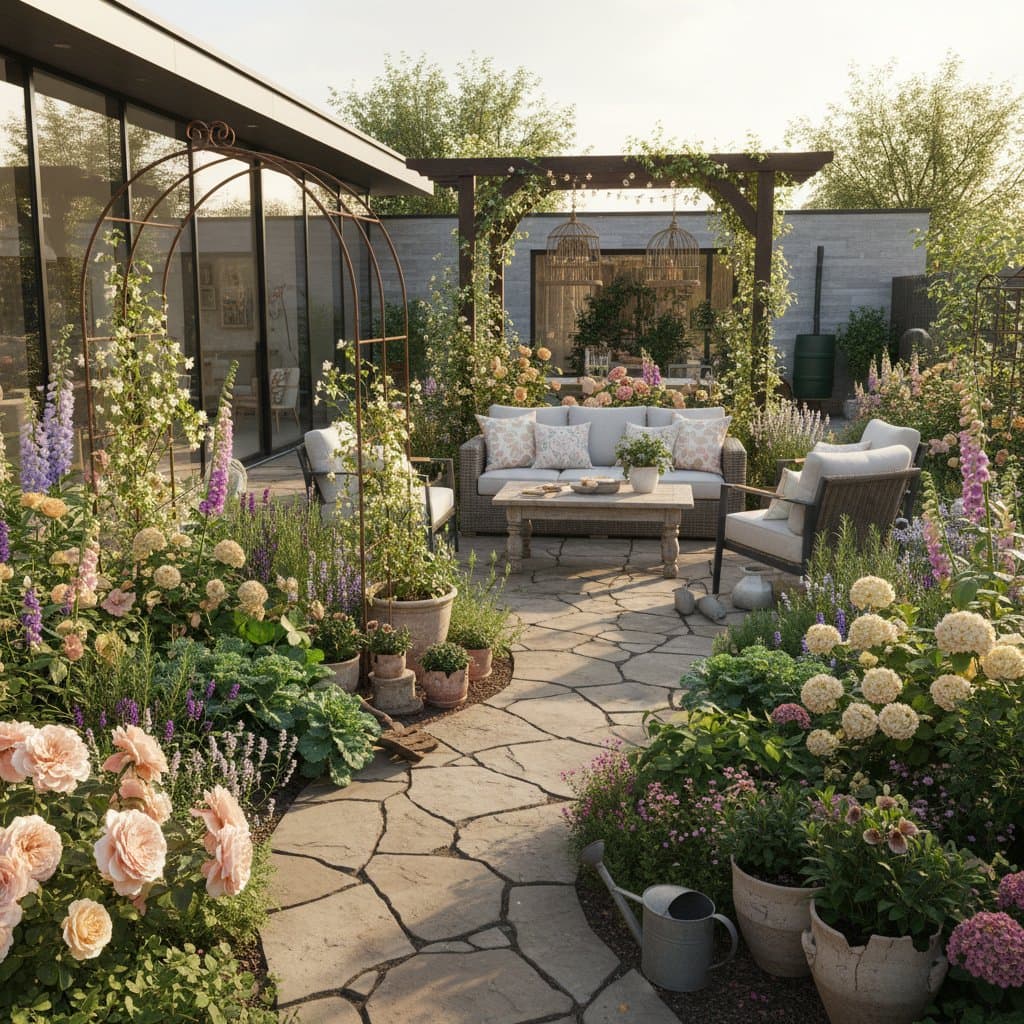 Featured image for Grandmillennial Gardens Blend Nostalgia with Modern Design