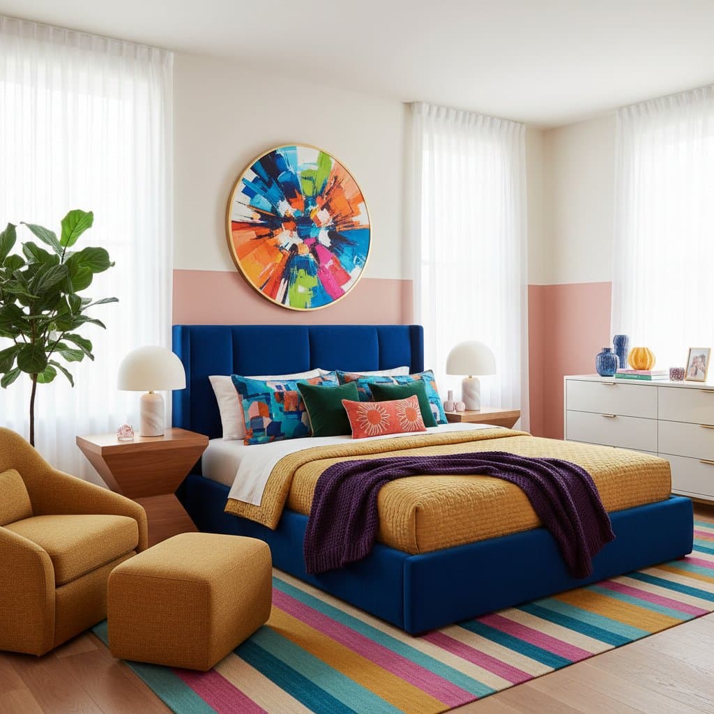 Image for Bold Colors That Spark Joy in Your Bedroom