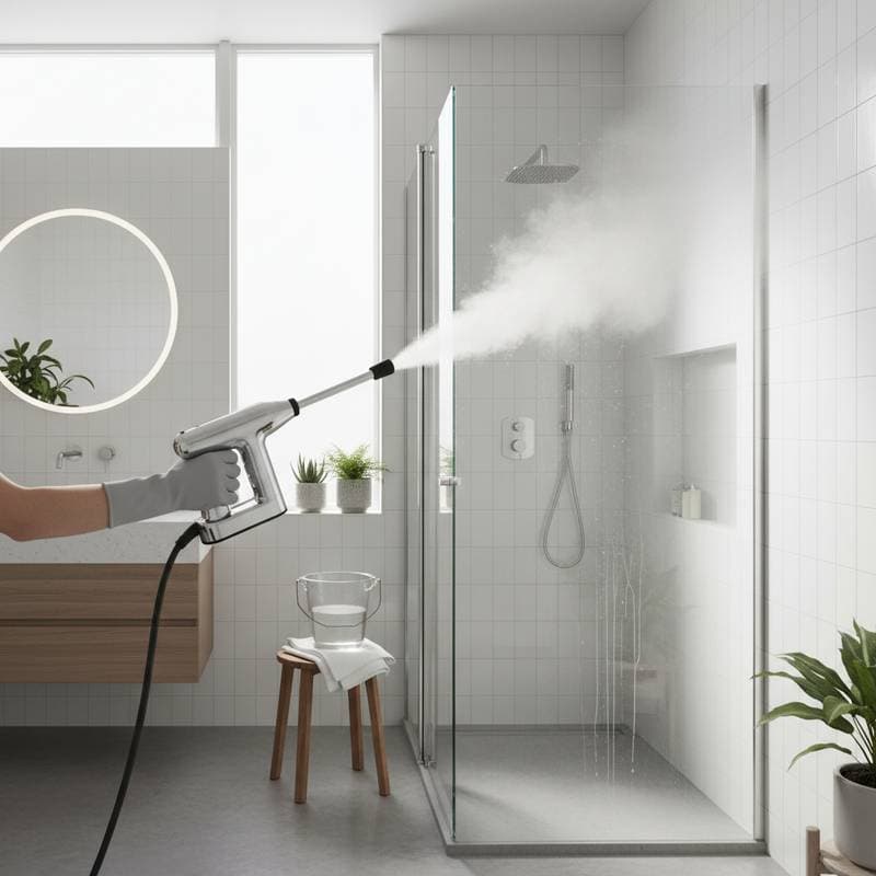Featured image for Steam Cleaning Bathrooms Without Harsh Chemicals
