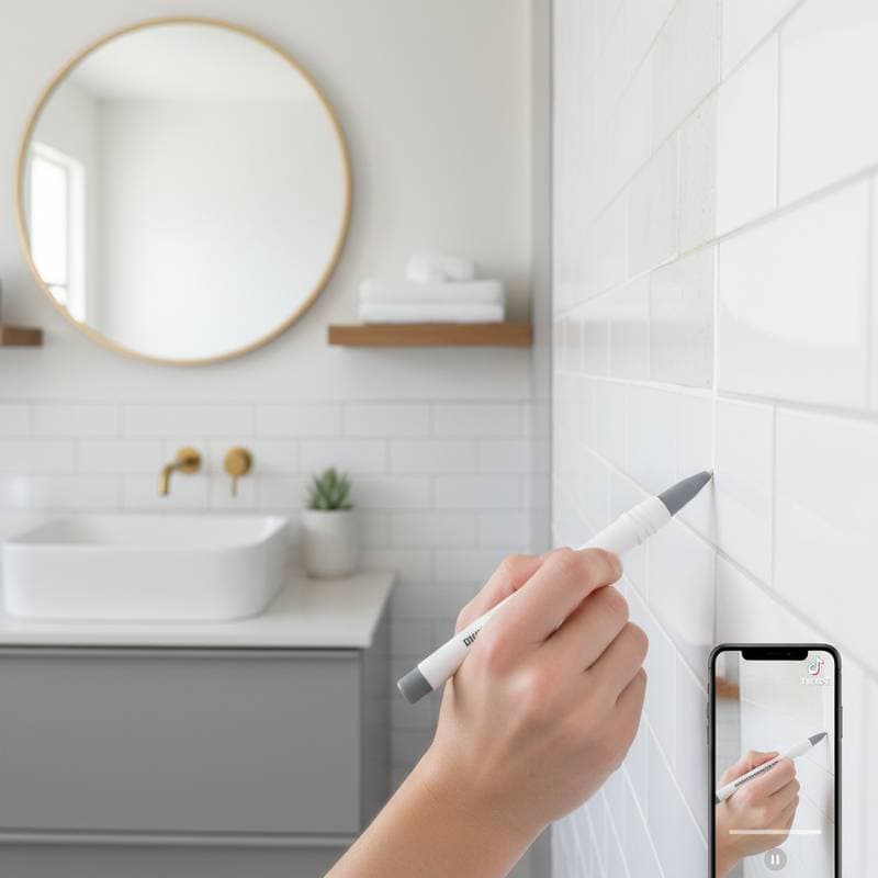 Featured image for Grout Pens Transform Tired Bathrooms in Minutes