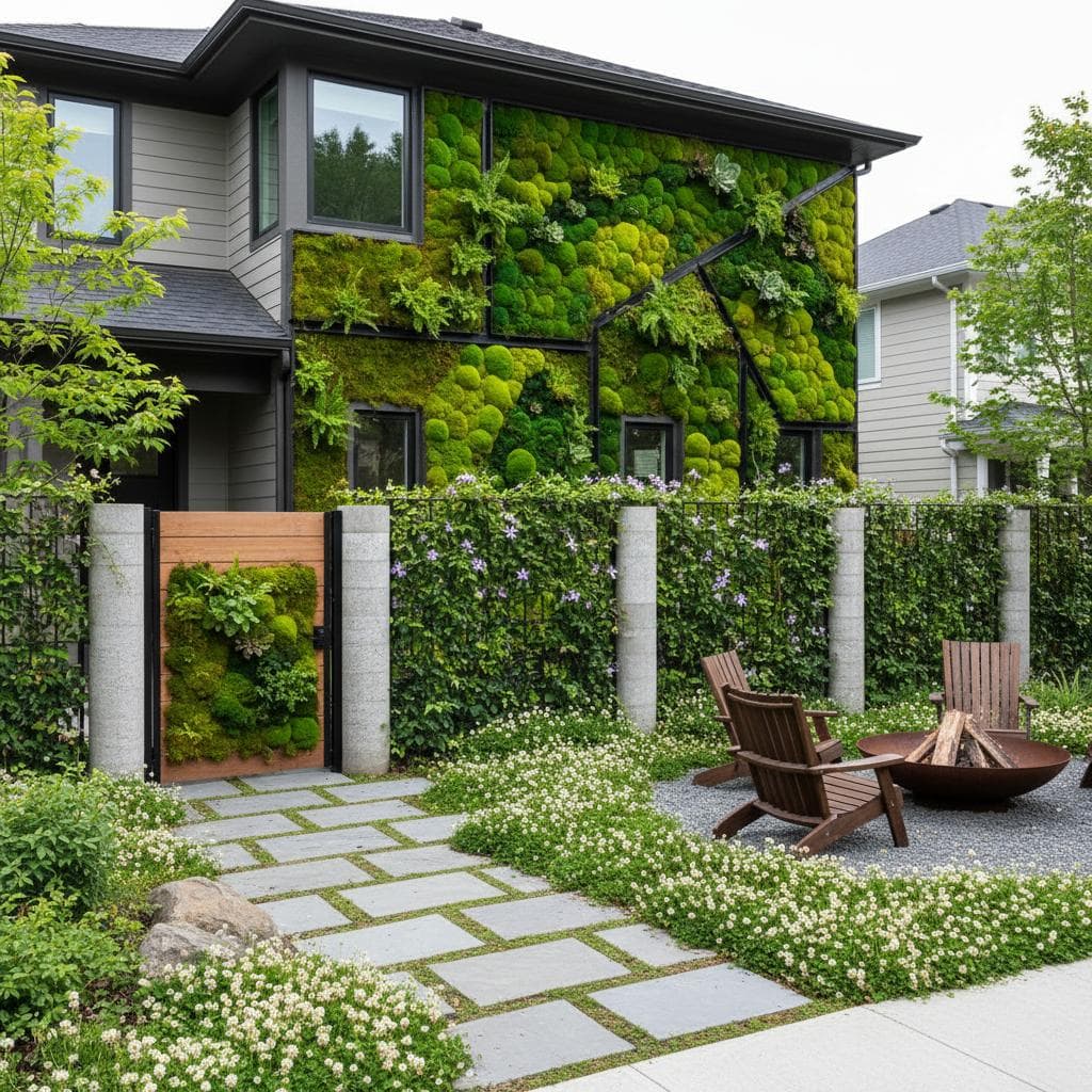 Featured image for Transform Your Front Yard with Living Moss and Fences