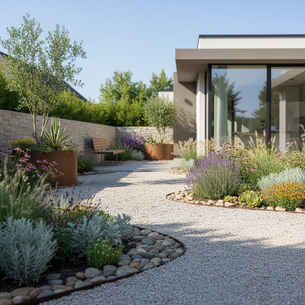 Featured image for Why Gravel Gardens Thrive Without Sprinklers