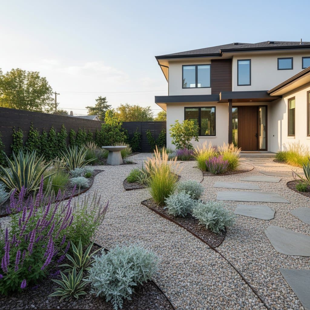 Featured image for Gravel Gardens Replace Lawns as Water Bills Climb