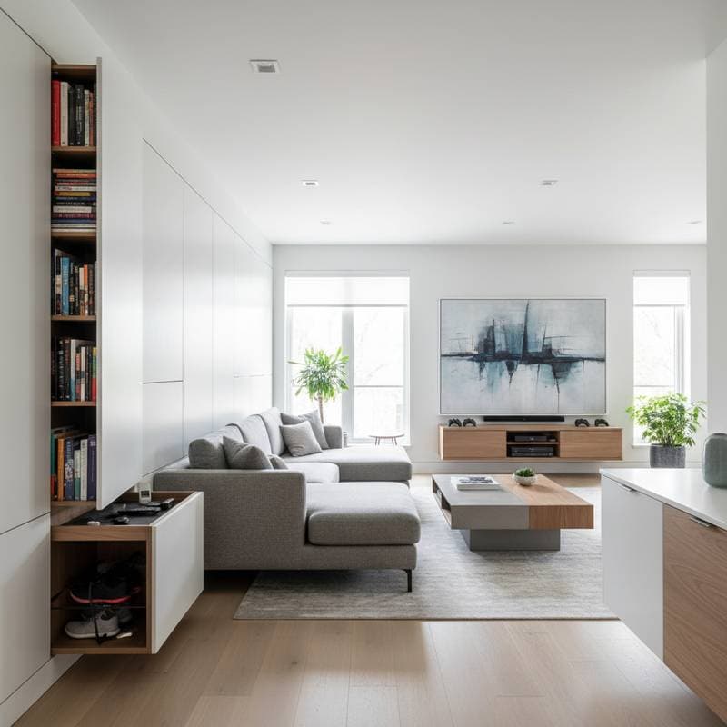 Featured image for Hidden Compartments Transform Cluttered Homes in 2025