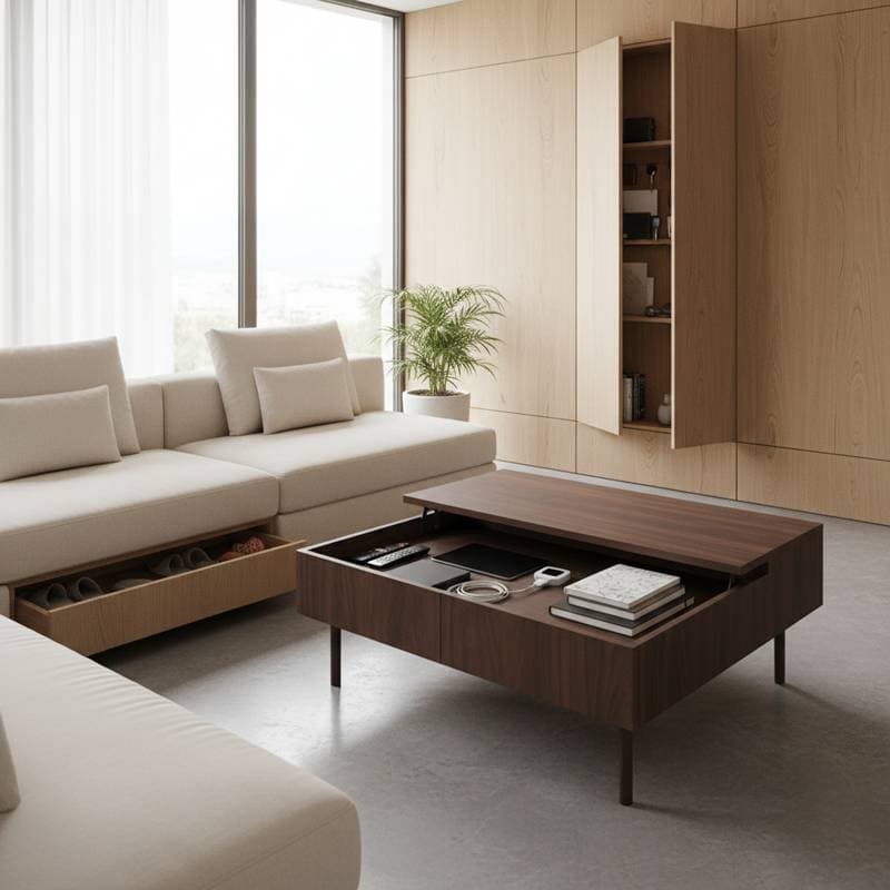 Featured image for Hidden Furniture Compartments That Tame Daily Clutter