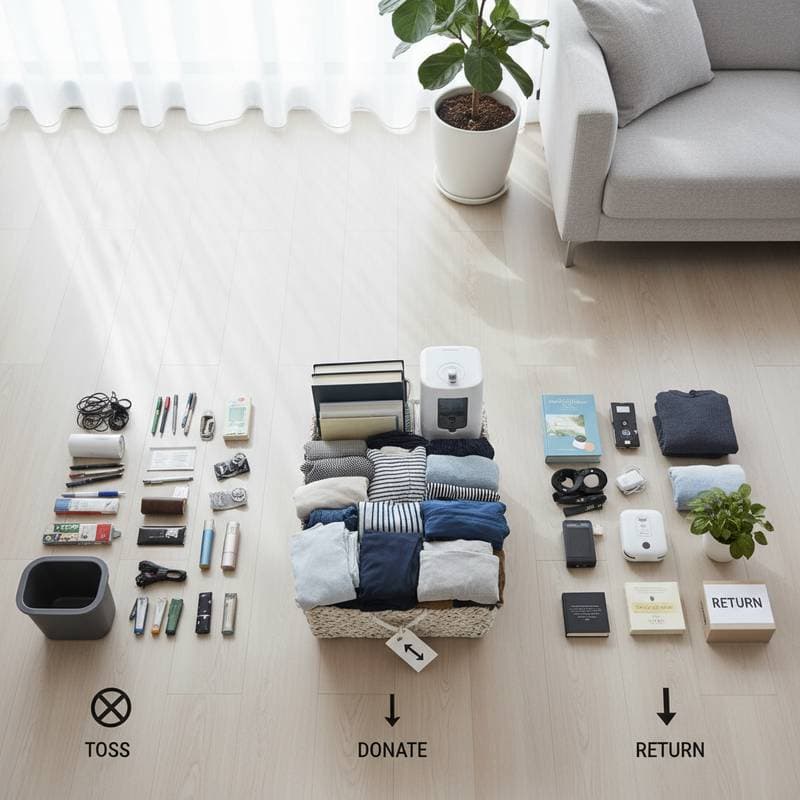 Featured image for Master Decluttering with the Viral 12-12-12 Method