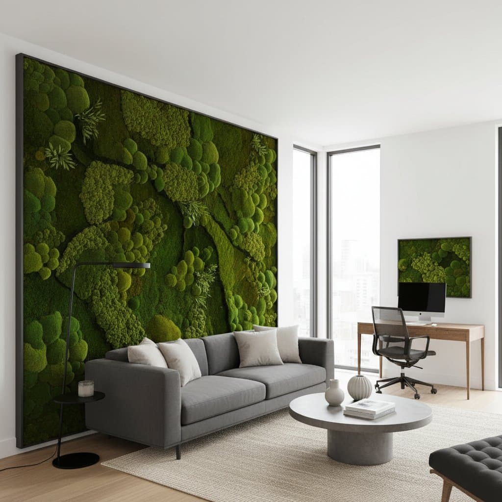 Featured image for Moss Walls Bring Biophilic Design to Every Room