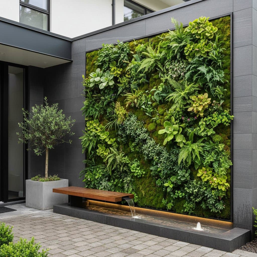Featured image for Living Walls Turn Tiny Front Yards Into Lush Gardens