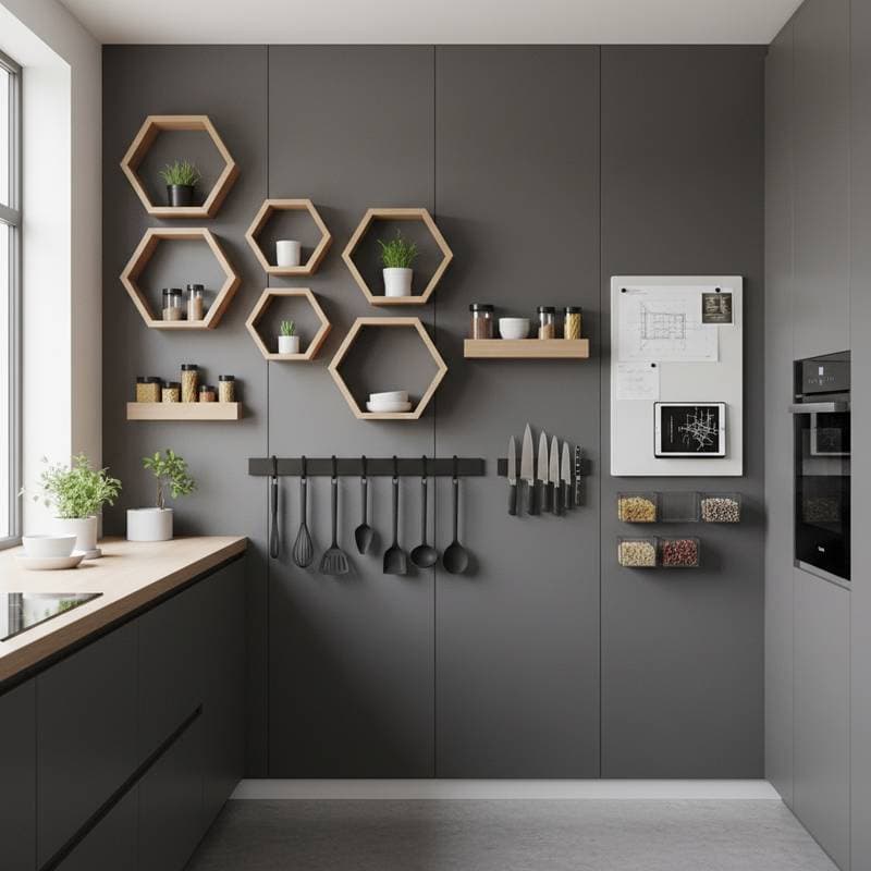 Image for Magnetic Walls Turn Vertical Space Into Storage