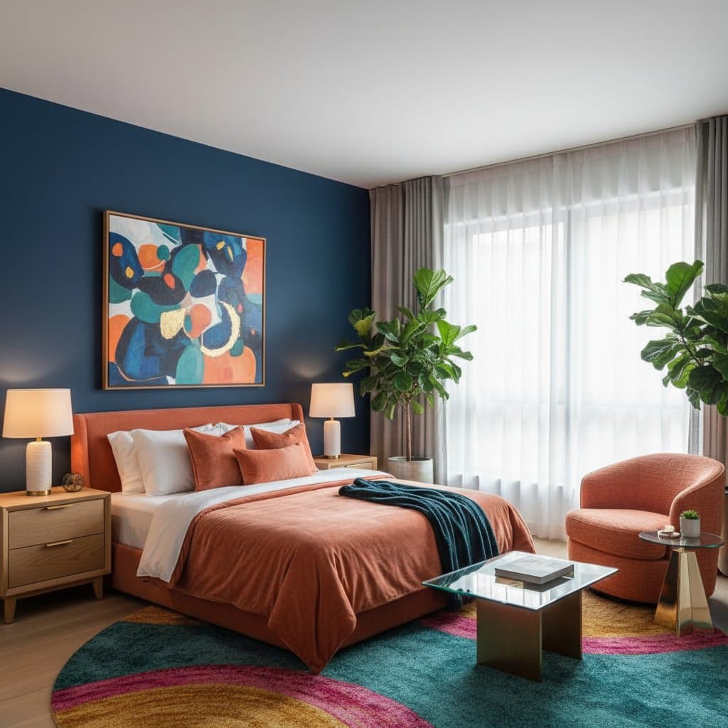 Featured image for Bold Bedroom Colors as Your Dopamine Mood Booster