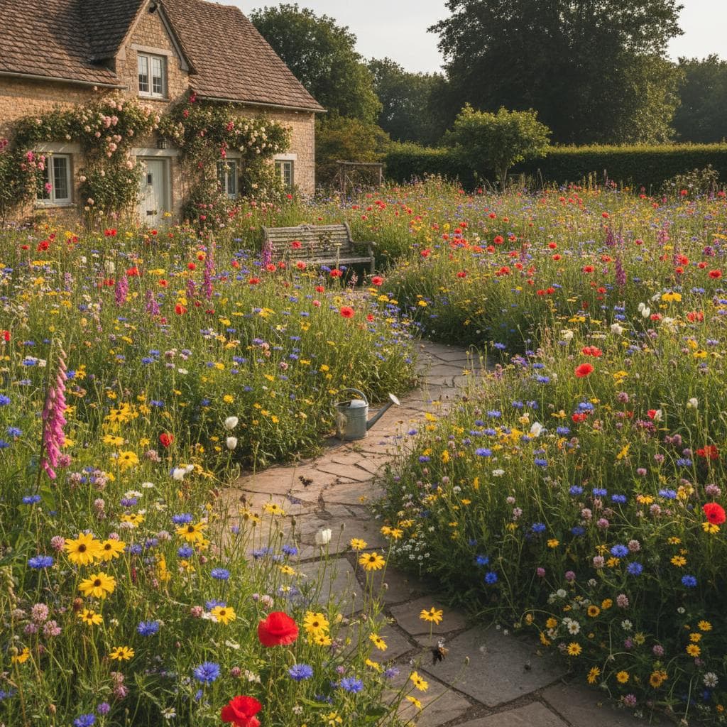 Image for Why I Replaced My Lawn With English Wildflowers