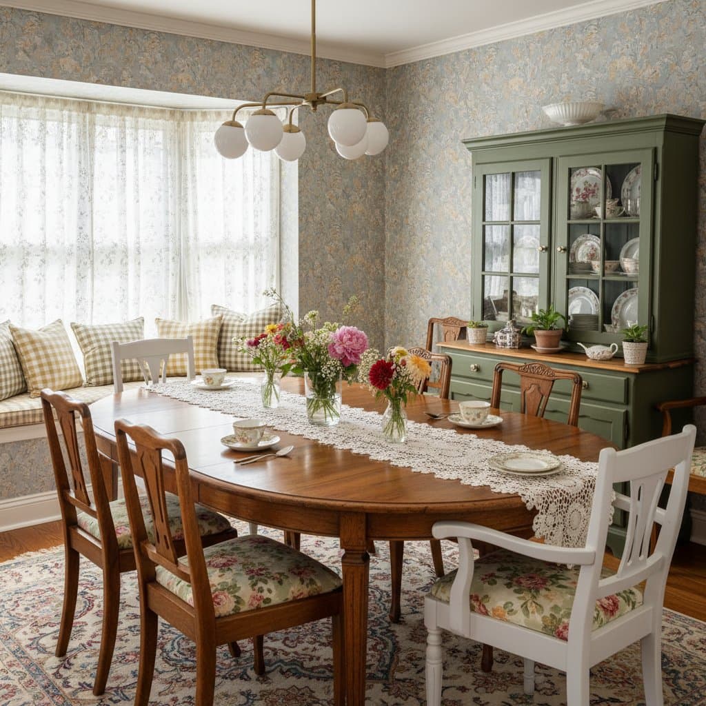 Featured image for Why Grandmillennial Dining Beats Fast Furniture Trends