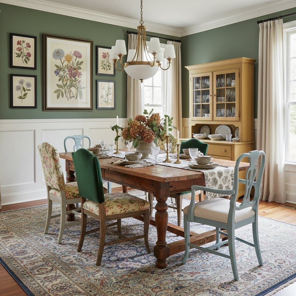 Featured image for Young Owners Revive Vintage Dining Room Charm