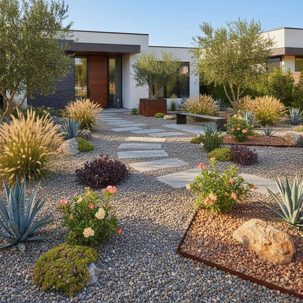 Image for Gravel Gardens Replace Lawns With Less Water and Work