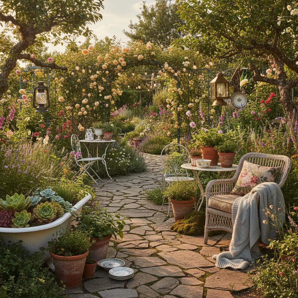 Image for Vintage Gardens Feel Curated When You Stop Matching