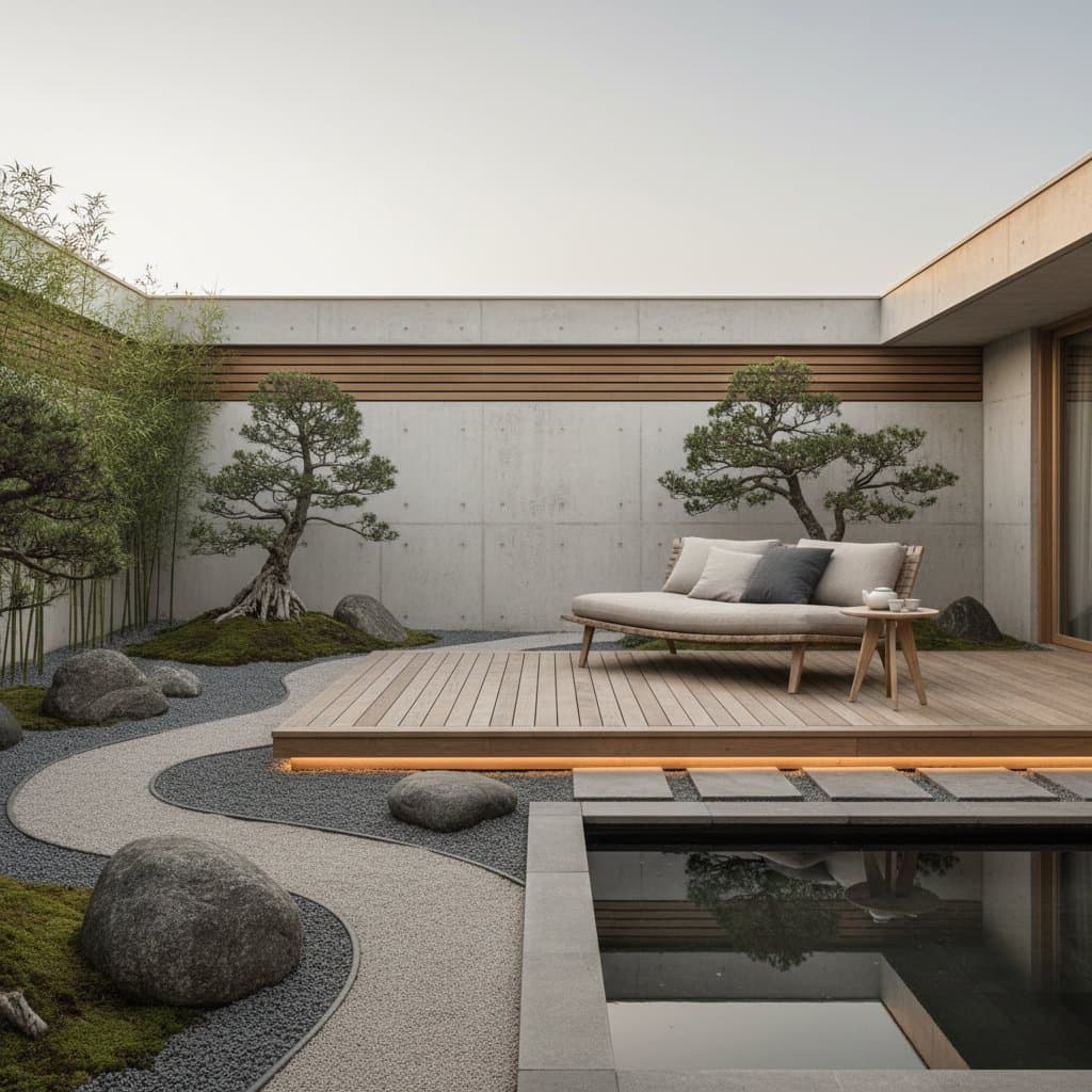 Featured image for Japandi Gardens Blend Japanese Zen With Scandinavian Calm