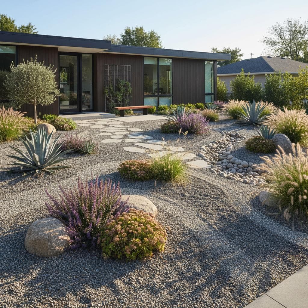 Image for Gravel Gardens Cut Water Bills and Maintenance Time