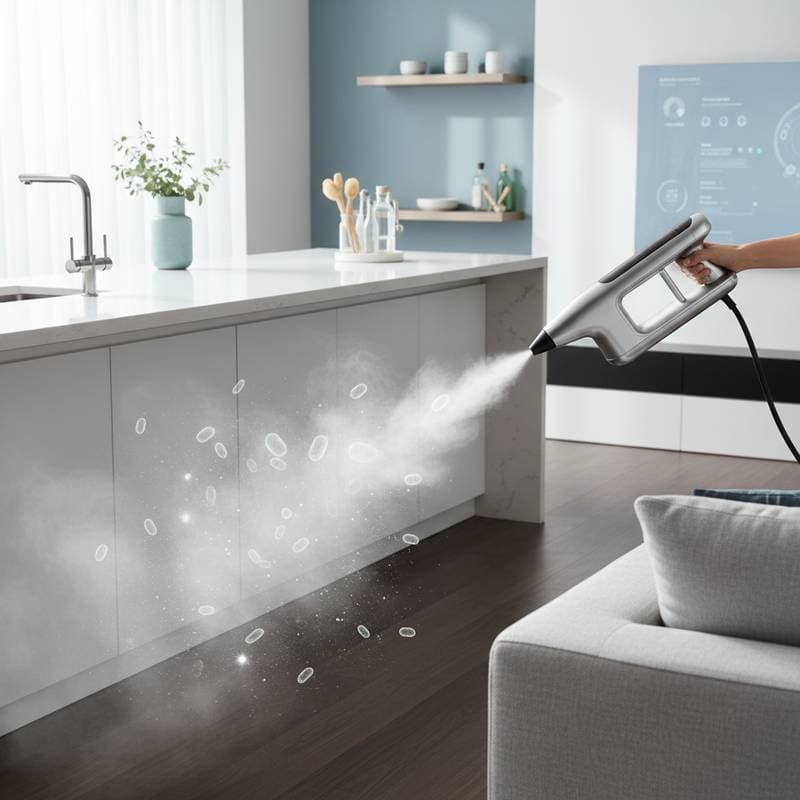 Image for Steam Cleaning Kills Bacteria Without Chemicals