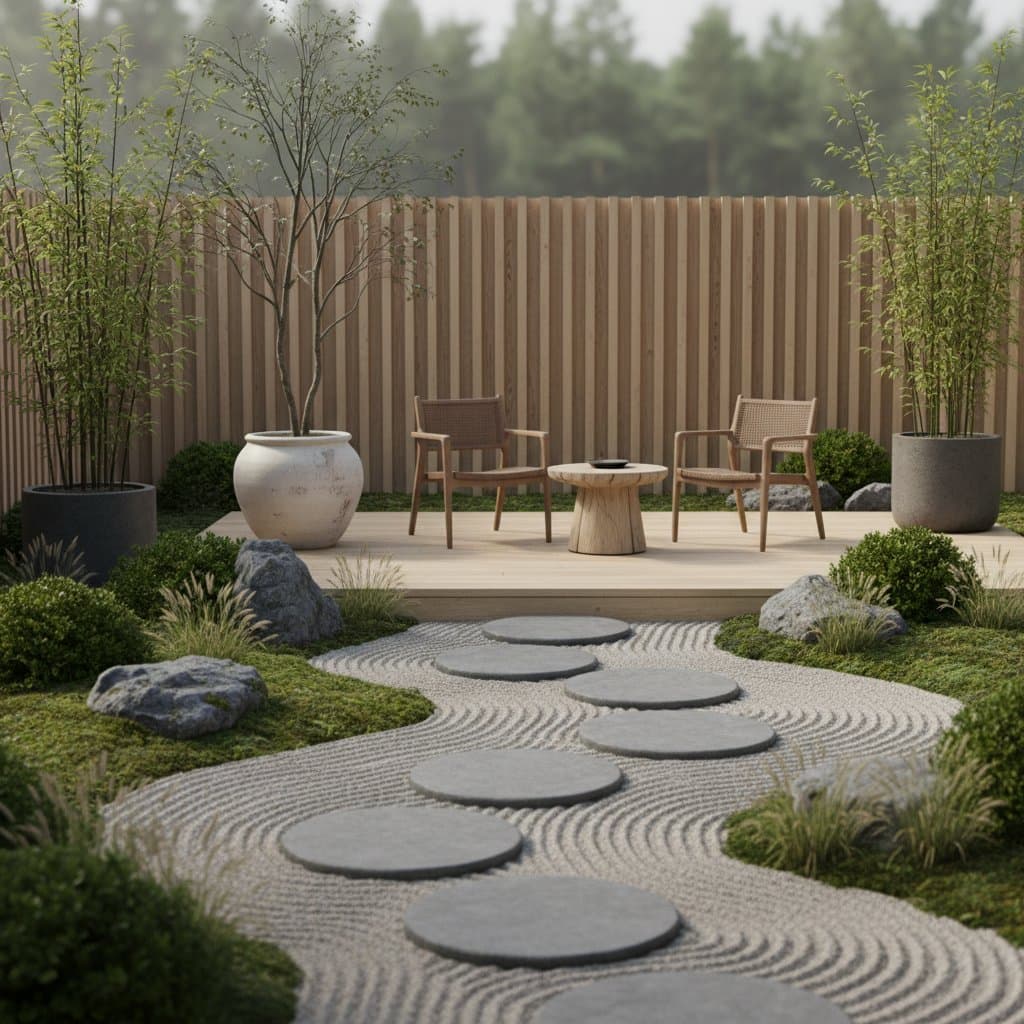Featured image for Japandi Gardens: Where Zen Meets Scandinavian Calm