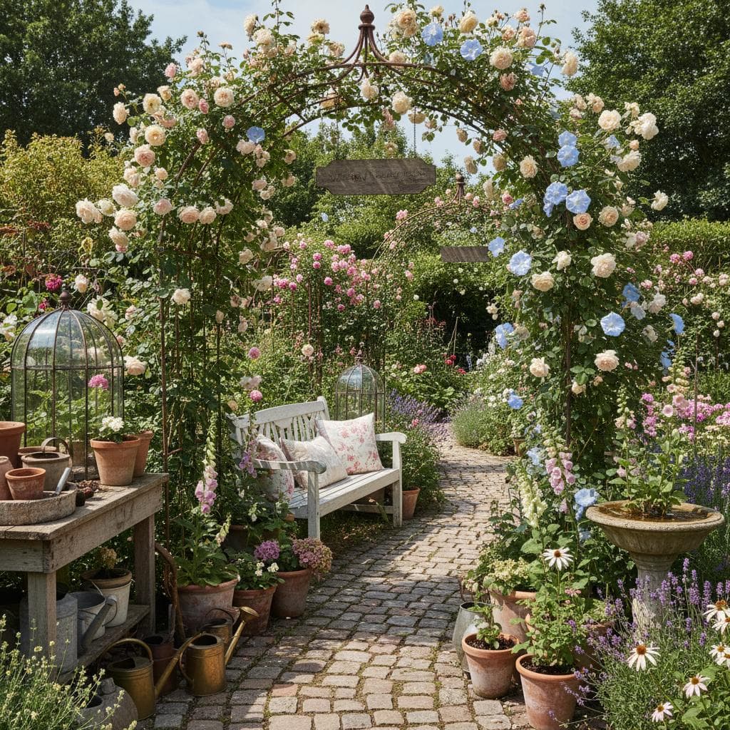 Featured image for Why Grandmillennial Gardens Rule 2025 Trends