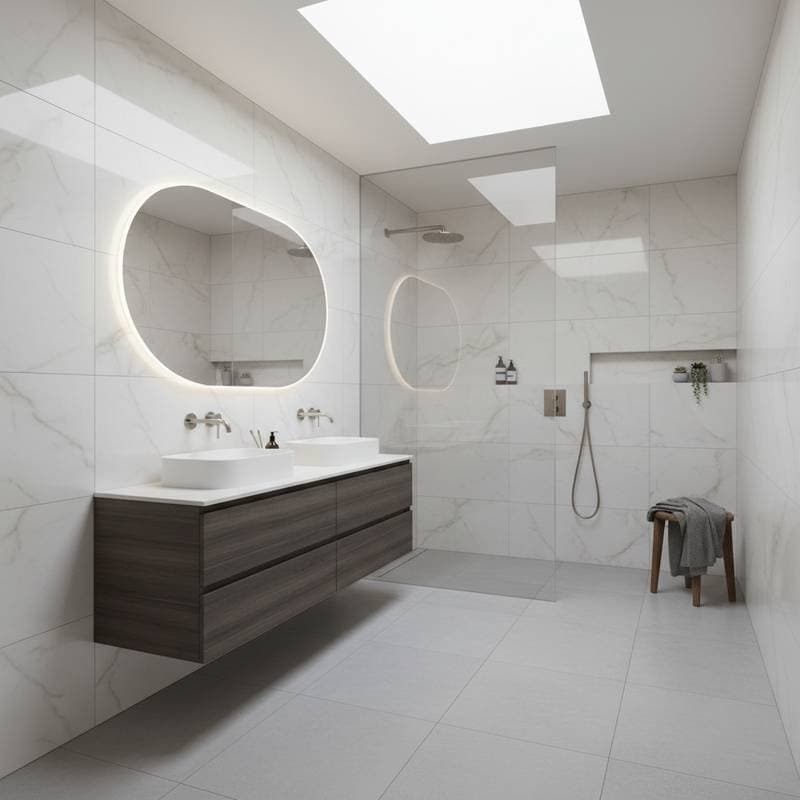 Image for Why Grout-Free Tiles End Bathroom Cleaning Struggles