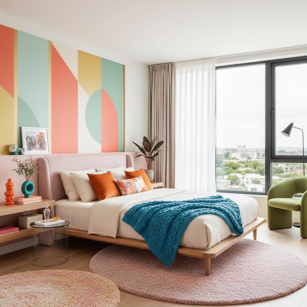 Featured image for Why Dopamine Decor Rules 2025 Bedroom Trends