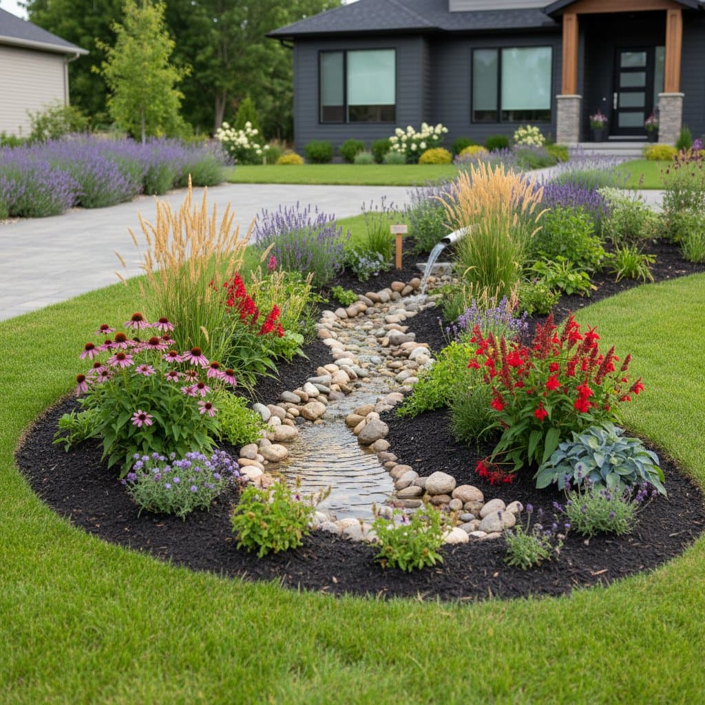Featured image for Rain Gardens Turn Rainfall Into Free Irrigation