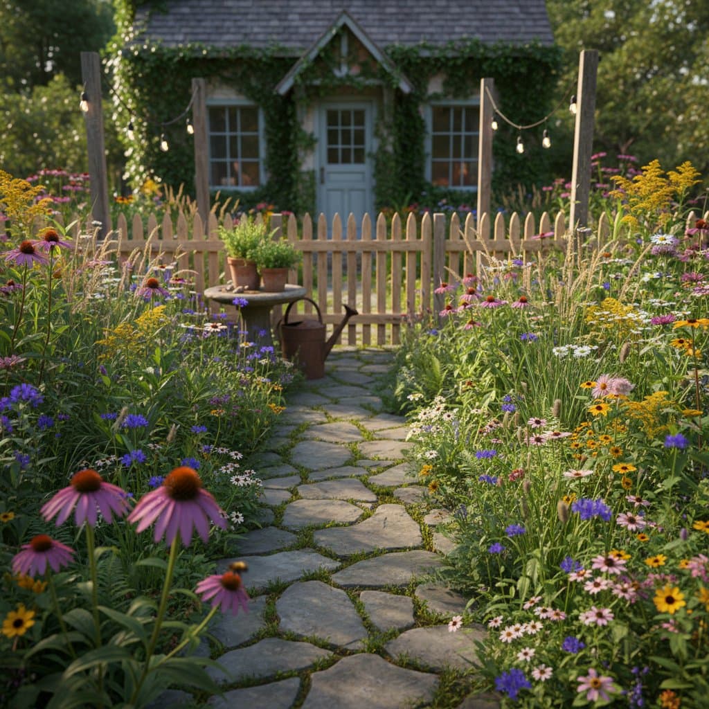 Image for TikTok's Cottage-Core Trend Revamps Front Yards