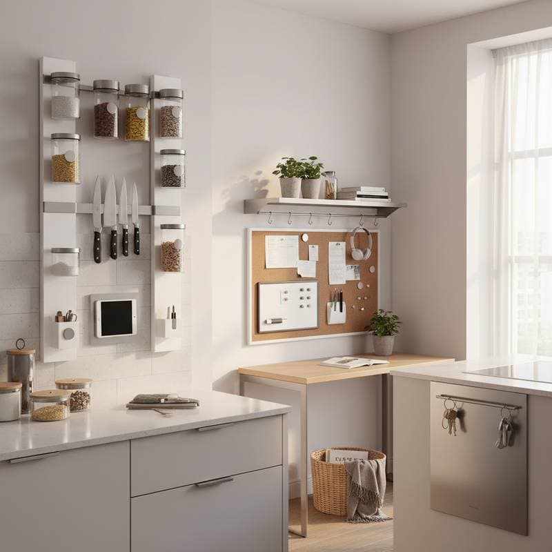 Image for Magnets Transform Cluttered Spaces Into Organized Homes