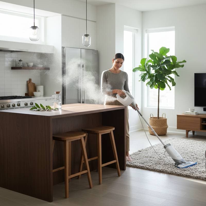 Featured image for Steam Cleaning Detoxes Your Home Without Chemicals