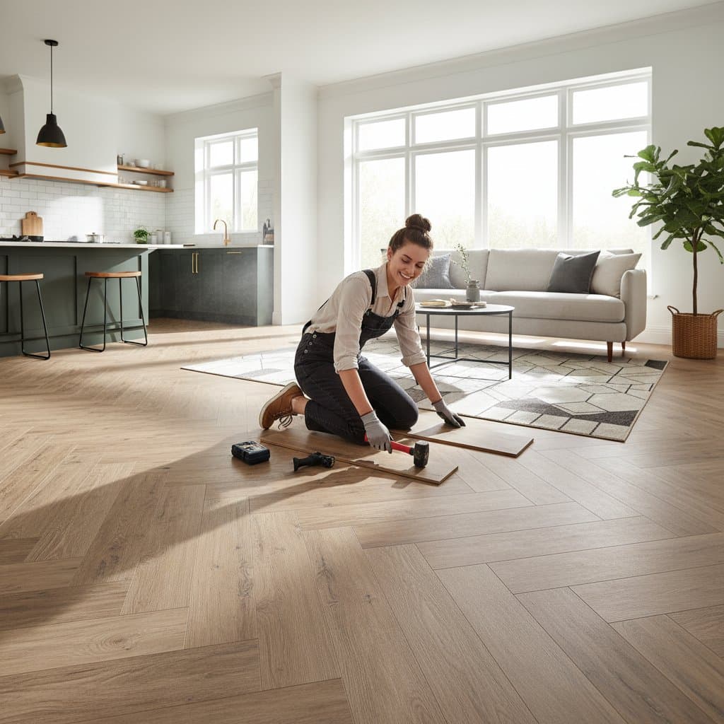 Image for Luxury Vinyl Plank Delivers Hardwood Look on Any Budget