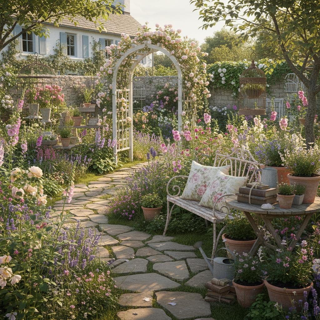Featured image for Create a Cottage Garden With Vintage Charm on a Budget