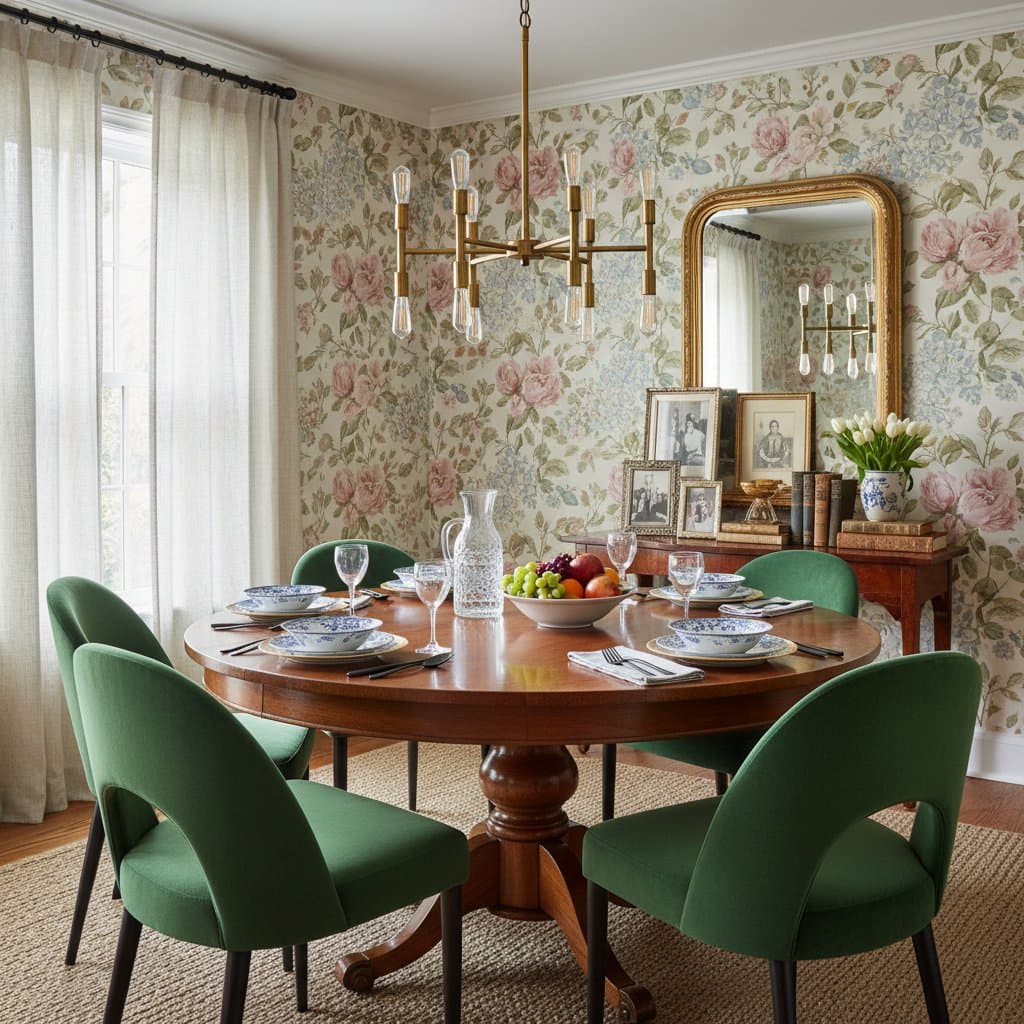 Image for Grandmillennial Style Brings Dining Rooms Back to Life