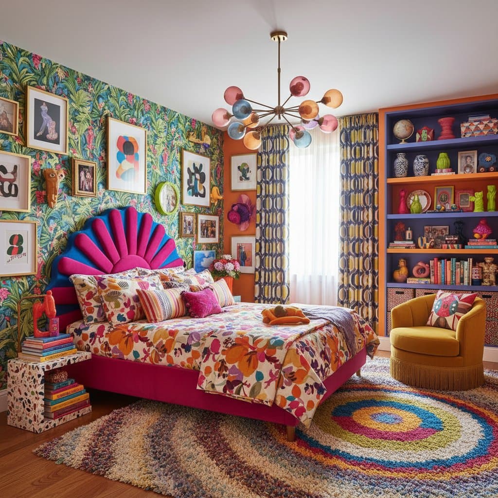 Image for Dopamine Decor Maximalism Rules 2026 Bedrooms
