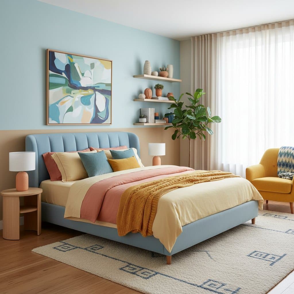 Image for Bedroom Colors That Trigger Joy and Better Sleep